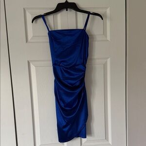 Emerald Sundae Royal Blue Mini Dress
